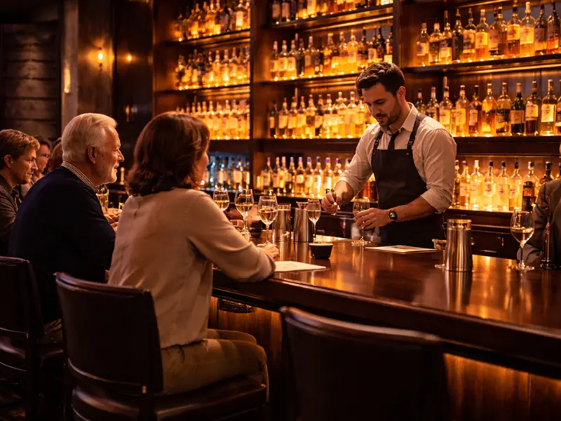 Bar e zona de restauracao do Bingo da Amadora